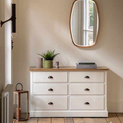 Windsor 6 Drawer Chest White