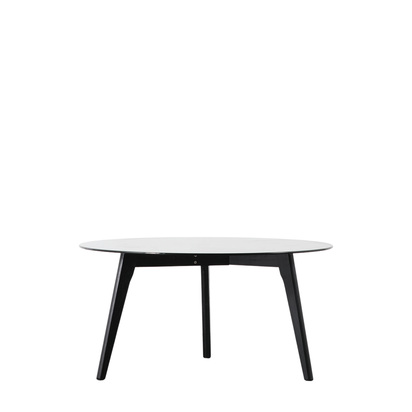 Kelham Round Coffee Table Black