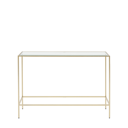 Henby Console Table Champagne