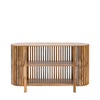 Linwick Slatted Console Table