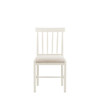 Windsor Uph Dining Chair White (2pk)