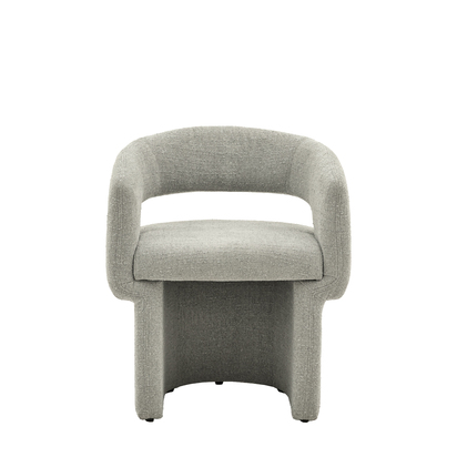 Kingscombe Dining Chair Grey Boucle