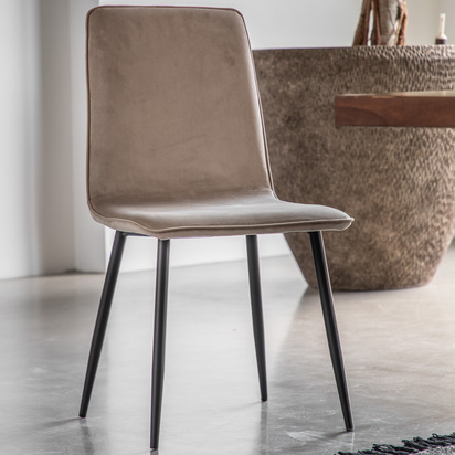 Linby Dining Chair Taupe (2pk)