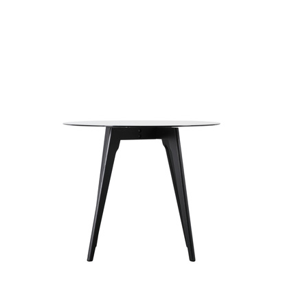 Kelham Round Dining Table Black