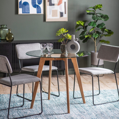 Kelham Round Dining Table Oak