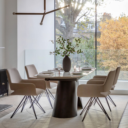 Ramsbury Dining Table Black 1600/