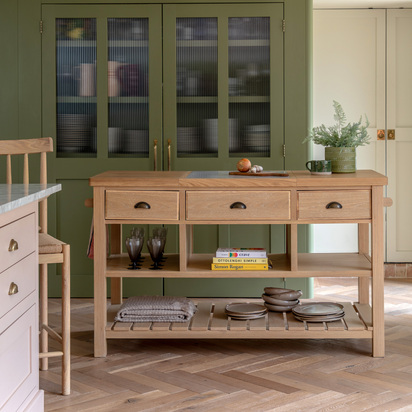 Windsor Kitchen Island Natural