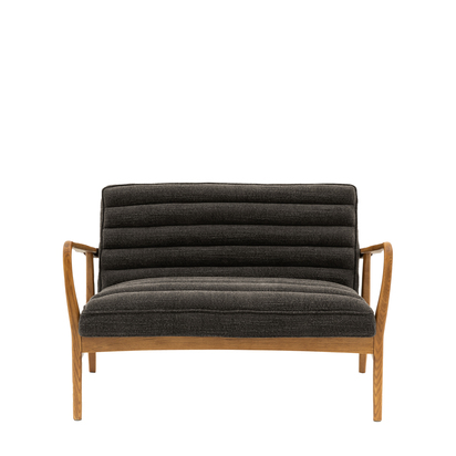 Bramham 2 Seater Charcoal Boucle