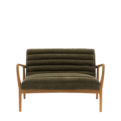Bramham 2 Seater Green Boucle