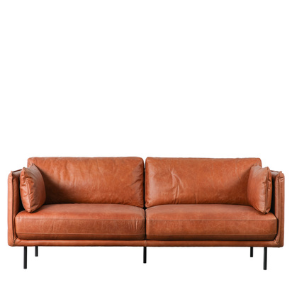 Lingate Sofa Brown Leather