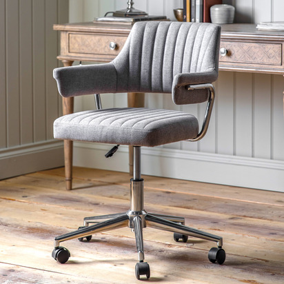 Fairhurst Swivel Chair Grey