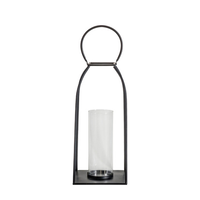 Linden Lantern Black  - Large