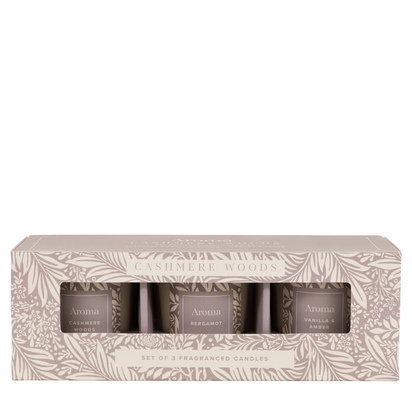 Studio Cashmere Woods Candles Set of 3