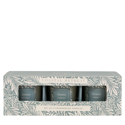 Studio Coastal Retreat Candles Set of 3