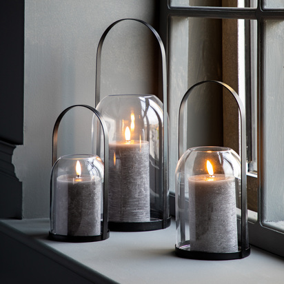 Huxley Candle Rustic Slate (Set of 3)