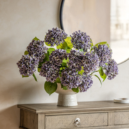 Sutton Hydrangea Floral Stem Violet (12pk)