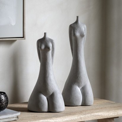 Sutton Sculpture Large Grey  - Large