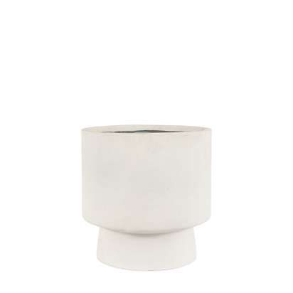 Rivington Footed Outdoor Planter White