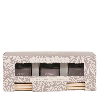 Studio Cashmere Woods Reed Diffusers Set of 3