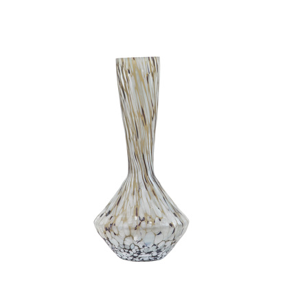 Oakham Vase Mottled Brown  - Medium