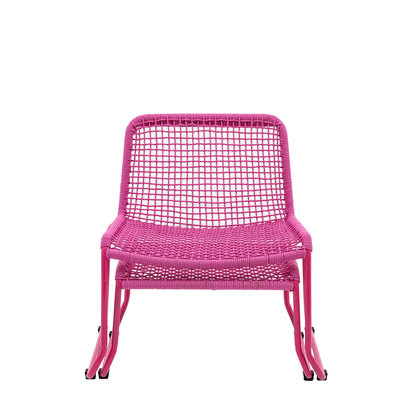 Highhurst Lounge Chair with Footstool Pink