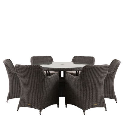 Aldwych 6 Seater Round Dining Set  - 6 Seater