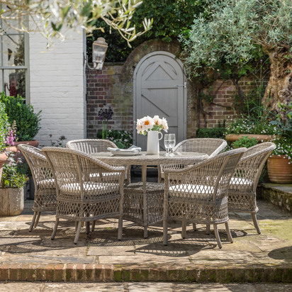 Fairbridge 6 Seater Round Dining Set  - 6 Seater