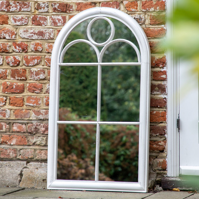 Glenford Outdoor Mirror White