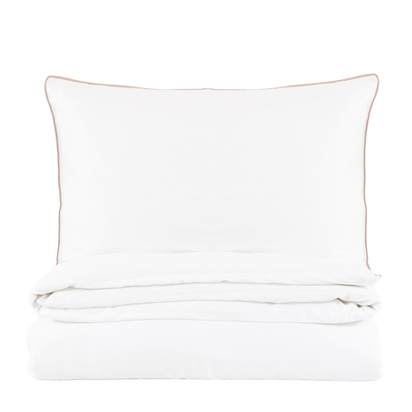 Brindle Cotton Piped Duvet Cover Set Super King  - Super Kingsize