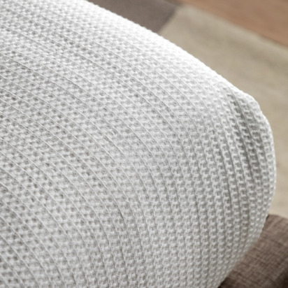 Fairby Jacquard Quilt Cover Set White King  - Kingsize
