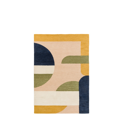 Burton Geo Wool Rug  - Small