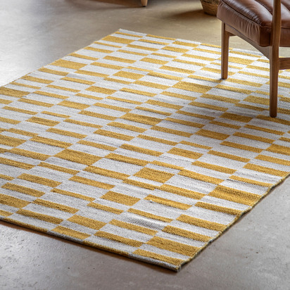 Eastford Jacquard Rug Mustard  - Small