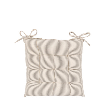 Brentcroft Woven Stripe Seatpad Cream