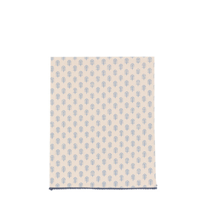Brookwell Floral Stamp Table Runner Blue