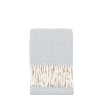 Godalming Herringbone Throw Blue