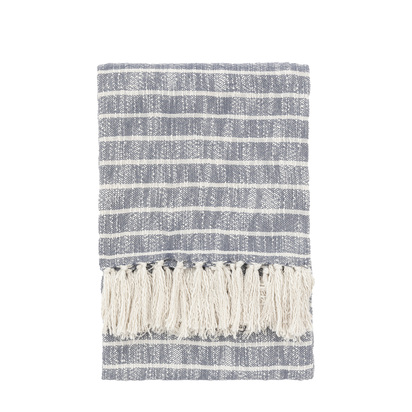 Faircombe Stripe Throw Ink