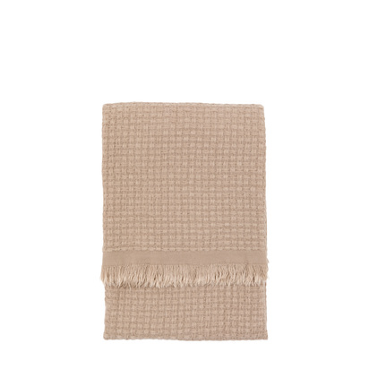 Kingsbridge Touch Waffle Throw Natural