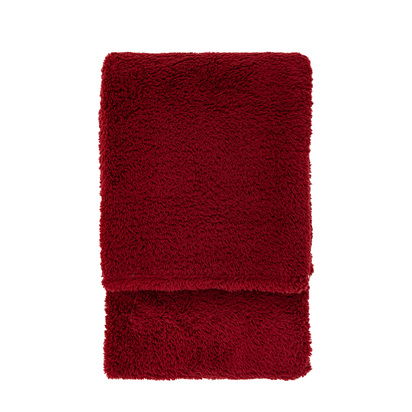 Elmdale Fleece Throw Merlot