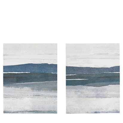 Shoreline Study Canvas Set of 2