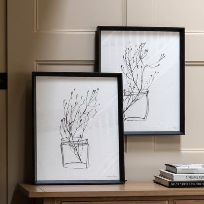 Botanist Framed Art Set of 2