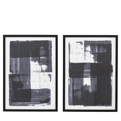 Abstract Study Framed Art Set of 2