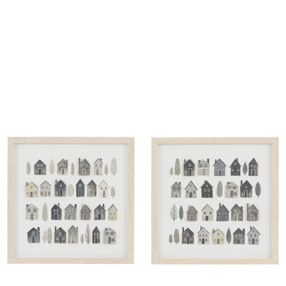 Natural Study Framed Art Set of 2