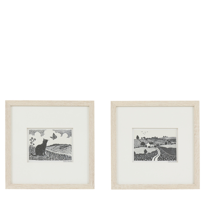 Horizon Study Framed Art Set of 2