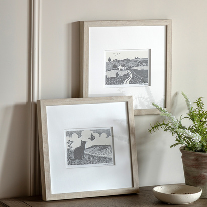 Horizon Study Framed Art Set of 2
