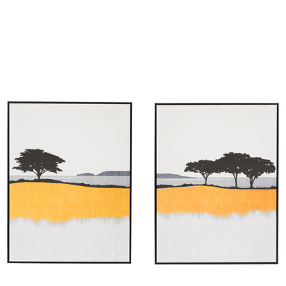 Coastal Study Canvas Set of 2