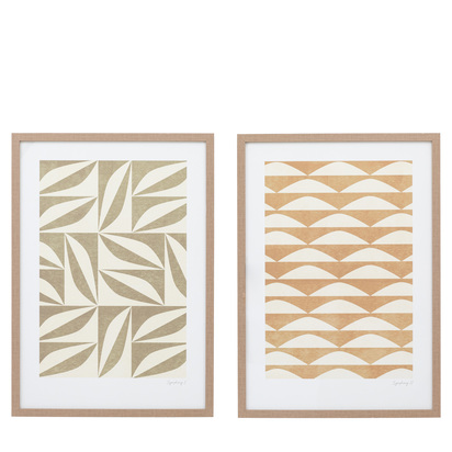 Composition Framed Art Set of 2