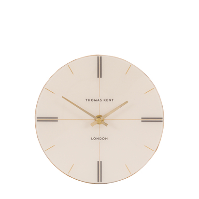 Ashford Mantel Clock Oak Stripe  - 8 Inch