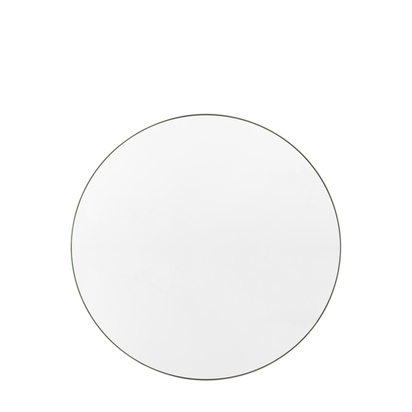 Prestwick Round Mirror Silver