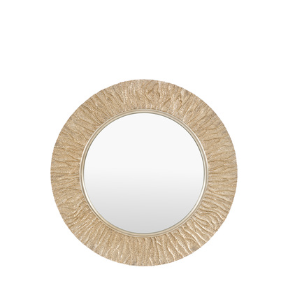 Brentview Round Mirror Gold