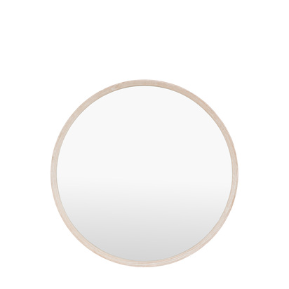 Camham Round Mirror Washed Oak